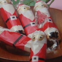 かわいいサンタのせんべい