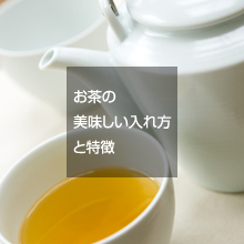 お茶の美味しい入れ方と特徴